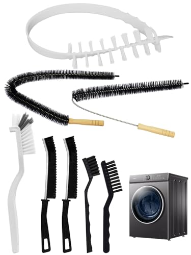 8 Pack Washing Machine Cleaning Brush Kits, Front Load Washer Cleaner Tools Accessories, for Tight Spaces and Washing Machine Rubber Seals