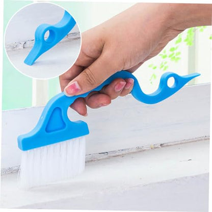 6Pcs Groove Gap Cleaning Brush Hand Held Window Track Cleaner for Spaces Multi Functional Design for Kitchen Bathroom and Sliding Door Tracks