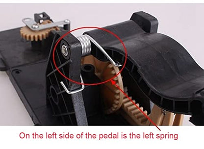 2 Pack Spin Mop Bucket Spring Replacement Right Left Side Rebound V-Shaped Torsion Springs Foot Stepping Rotating Mop Buckets Spring Repair Parts - style: Foot Stepping Mop Bucket Spring