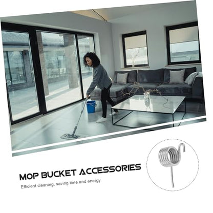 Beaupretty Mop Bucket Wringer Spring Efficient Water Extraction Accessory for Home Mop Pail Durable Metal Construction for Optimal Pressure and Convenient Operation