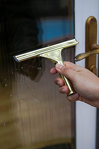 Ettore 10008 ProSeries Brass Squeegee, 8-Inch - size: (Pack of 1)