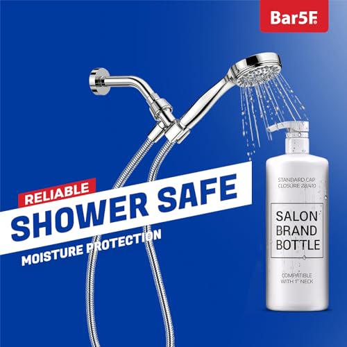 Shampoo/Conditioner Pump for Bottle, 1 L/33.8 oz., 2 Piece White, Replacement Dispenser Pump for Shampoo, Conditioner, Lotion and Soap - color: White