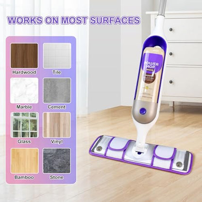 2 Pack Upgraded Reusable Mop Pads Compatible with Swiffer PowerMop, Mop Refill Pads Replacement for Swiffer Power Mop Spray Mop Pads for Multi-Surface Floor Cleaning, Quality Updated Cationic Material - size: 2 Pack Loop Pads for Swiffer Power Mop