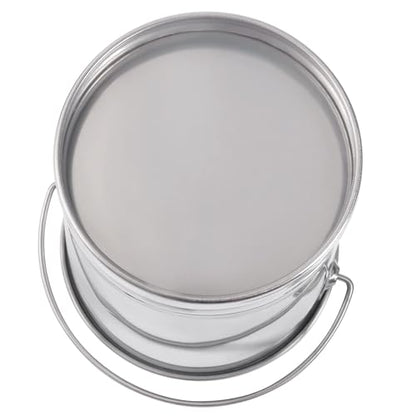 20L/21Qt/5Gal Stainless Steel Bucket Milk Metal Pail Ice Bucket Compost Bin | Kitchen Kennels Farms Scrap Food Waste Scrap Slop Storage Buckets Container Garbage Pail with Lid and Handle - size: 20L/21Qt：13.78*13.78*11.81 inch