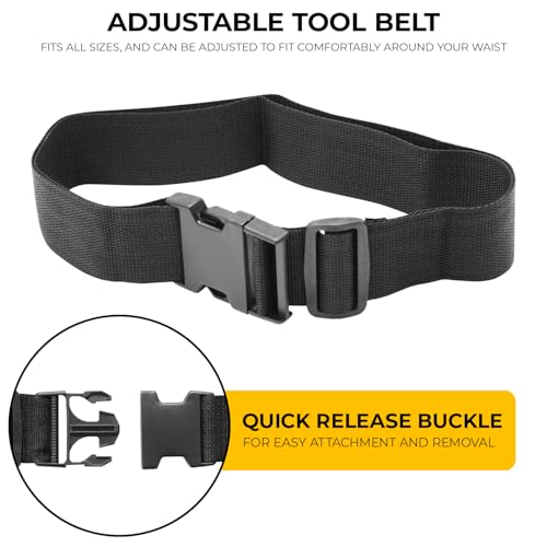 Window Cleaning Side Bucket On a Belt Holster Holds 3 Squeegees and a Washer - color: Green