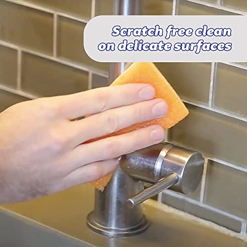Scrub Daddy Extra Large Sponge Daddy - Bulk Kitchen Sponges for Cleaning Different Rooms & Surfaces - Dual-Sided Dish Scrubber with FlexTexture Foam (18 Count) - style: Sponge Daddy XL
