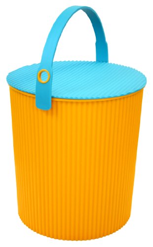 Yawata Kasei 224952 Omniutti Bucket with Lid, Orange, LL, 7.1 gal (20 L), Sceltevie omnioutil Vivid - color: Orange, style: LL Size: 6.5 gal (20 L)