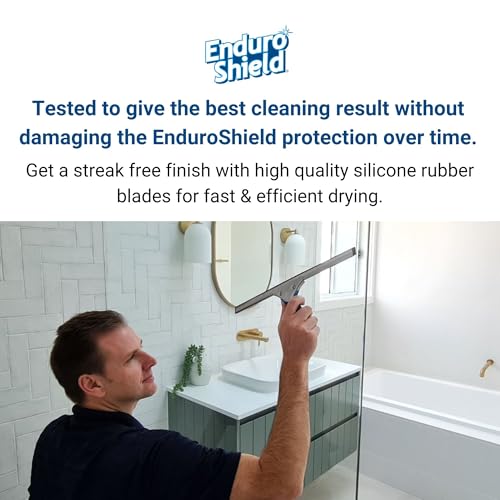 Squeegee & Window Washer Combo - Professional Grade Cleaning Tool for Sparkling Windows, Glass, and Surfaces - Ergonomic Design for Effortless Cleaning - size: Combo: Squeegee with Window Washer