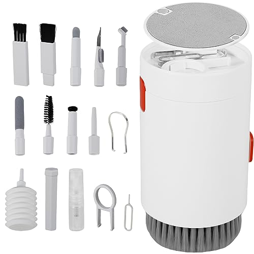 20 in 1 Multi-Functional Portable Electronic Cleaning Kit, Computer Keyboard Cleaner Brush Kit, Laptop Phone Screen Keyboard Cleaner Kit for Computer, Camera Lens, Keyboard, Headphones