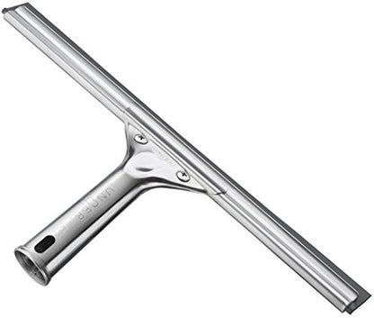 Unger Professional Stainless Steel Heavy-Duty Squeegee,12",Silver,(Pack of 10) - size: 12-inch (Pack of 10), style: 12” Stainless Steel Squeegee