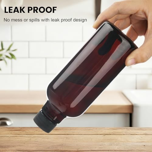 Glass Spray Bottles 12oz Empty Spray Bottle Mist/Stream Spraying Small Refillable Containers for Hair Care, Cleaning Solutions, Plants, Essential Oils 2 Pack (Brown, 12oz) - color: Brown, size: 12oz