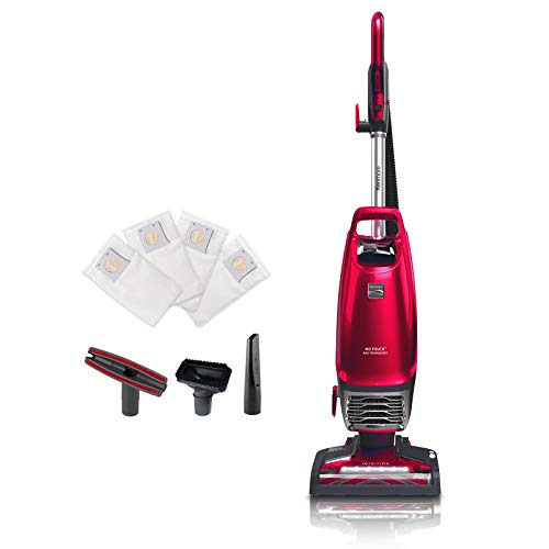 Kenmore BU4020 Intuition Bagged Upright Vacuum Lift-Up Carpet Cleaner 2-Motor Power Suction with HEPA Filter, Pet Handi-Mate, 3-in-1 Combination Tool - color: Red