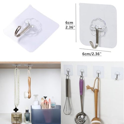 Kitchen Bathroom Sink Brush Crevice Cleaning Brush for Stubborn Kitchen Grease Stains, Window Gutters, Tiles and Faucets 2 Plastic with Clips & 2 Wire Brushes+2 Wall Hooks