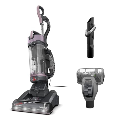Bissell CleanView Max Allergen Upright Vacuum with HEPA Filtration, Tangle-Free Brush Roll, TurboEraser Pet Tool, 4377 - style: CleanView Max Allergen
