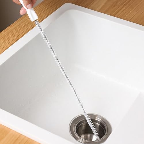 Flexible Drain Snake Cleaner Brush - Reusable Pipe Clog Remover Tool for Sink, Shower & Bathtub, Effective Hair & Debris Cleaning Accessory