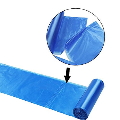 3 Gallon Trash Bags, Small Garbage Bag, Blue, 120 Counts