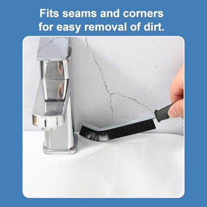 Stiff Bristle Crevice Cleaning Brush, New Multifunctional Crevice Cleaning Brush, Household Cleaning Tools, Home, Kitchen, Bathroom, Window, Vehicle, Faucet, Toilet, Pack of 10
