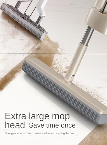 New Magic Mop, Professional Microfiber Mop Floor Cleaning System,Flat Mop with Stainless Steel Handle,Hardwood & Tile Household Cleaning Tools (Size : Mop) - size: Mop