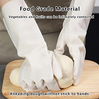 Cleaning Gloves,Dish Gloves,Gloves for Washing Dishes,Heavy-Duty, Durable, Non-Slip,Long Service Life,3 Pairs - size: X-Large