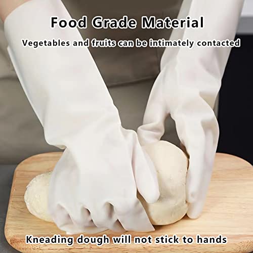 Cleaning Gloves,Dish Gloves,Gloves for Washing Dishes,Heavy-Duty, Durable, Non-Slip,Long Service Life,3 Pairs - size: Large