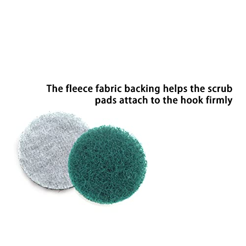 Heavy Duty Scour Pads, Non-Scratch Scrub Sponges, ULIFESTAR 5PCS Dish Scrubber Scouring Pads, Dual-Sided Reusable Household Scrub Pads for Dishes,Dish Cleaning Tool,Kitchen Scrubbers & Metal Grills - size: 50mm/2''Green 180-240grits