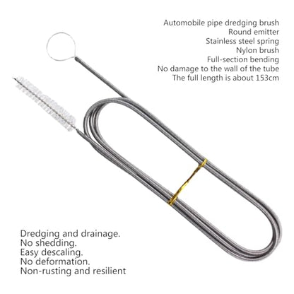 Flexible Drain Brush Extra Long Cleaner For Cleaning Plumbing Sink Fridge Pipe Air Tube Hose Dredging Brush Tool Pipe Cleaning Brush