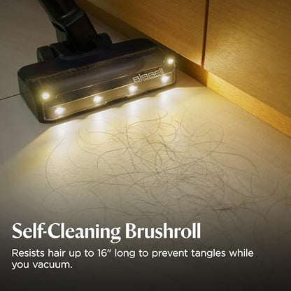 Bissell PowerClean FurGuard 280W Self-Standing Cordless Vacuum w/Self-Cleaning Brush Roll, Strong Suction, Removeable Battery, Wall Mount, Upholstery Tool & Bright Headlights - style: PowerClean FurGuard