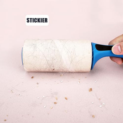 4.6 inch Giant Lint Roller Refills Only for Evercare Giant Lint Rollers and T Handle Pet Hair Roller, 50% More Pickup, 60 Sheets per Refill, 6 Pack, 360 Sheets Total - size: 4.6 inch