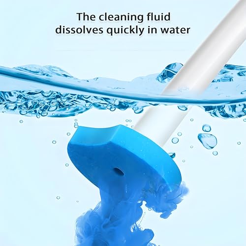 56 Count Toilet Bowl Wand Refills, KIRIKIT Wall-Mounted Disposable Toilet Cleaner Brush Heads for Bathroom Toilet Scrubber Cleaning Accessories, Lavender, Lemon, Ocean - color: 56 Wand Refills