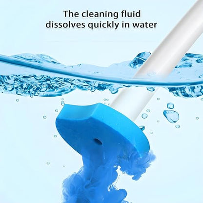 56 Count Toilet Bowl Wand Refills, KIRIKIT Wall-Mounted Disposable Toilet Cleaner Brush Heads for Bathroom Toilet Scrubber Cleaning Accessories, Lavender, Lemon, Ocean - color: 56 Wand Refills