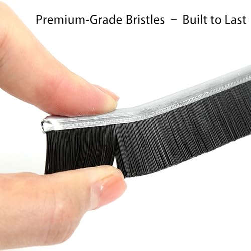 4Pack Crevice Cleaning Brush, Multifunctional Gap Cleaning Brush Tools with Hard Nylon Bristles, Ideal for Bathroom, Kitchen, Sink, Window, Black