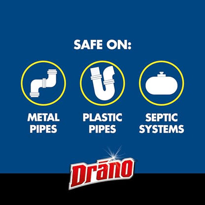 Drano Kitchen Granules Drain Clog Remover and Cleaner, Unclogs blockage from Grease or Cooking Oil, 8.8 oz - size: 8.8 Oz (Pack of 1)