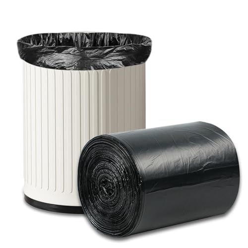 O2frepak 8 Gallon Multipurpose Tear-Resistant Trash Bags,Heavy Duty,Tastless and Black Garbage Bags (100 Count,50x60cm) - style: 8Gallon(100Counts)Black