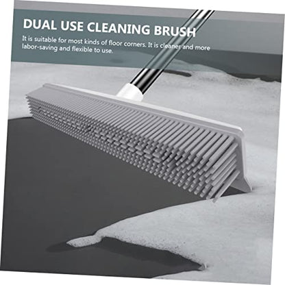 Carpet Rake to Fluff Carpet Pet Hair Remover Brush Dual Use Cleaning Brush