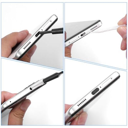 16 Pack Phone Charger Port Cleaner Kit, Anti-Clogging Mini Brushes Cleaner, Reusable Speaker Cleaning Tool, Multifunctional Mini Cleaning Dust Remover Tools for Phone Headphones Tablet Computer Camera