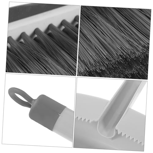 Zerodeko Portable Dustpan Brush Set Compact Cleaning Tool for Desktop Floor Soft Scrub