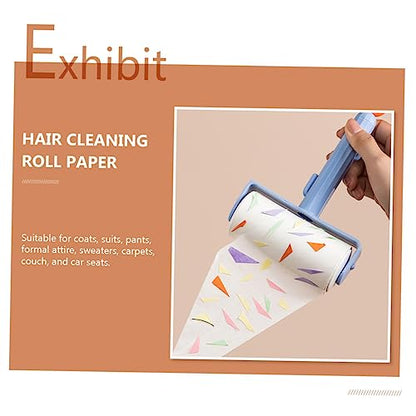 DOITOOL Roller Cloth 8pcs Hair Removal Roll Couch Lint Roller Pet Roller Lint Rollers Clothes Hair Epilator Clean