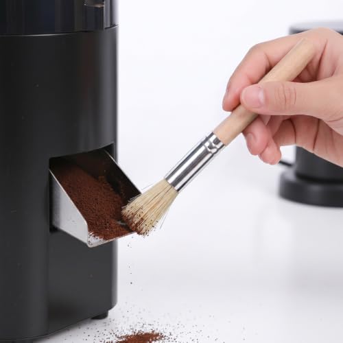 3PCS Coffee Grinder Cleaning Brush Set Espresso Machine Brush | Cleaner Tool ,Espresso Brushes Accessories ,Cleaner Barista Brushes ,Machine Cleaning ,for Barista Home Kitchen Bean Grain Co - color: Color 2