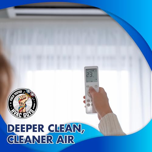 HVAC Guys Complete Mini Split Cleaning Kit | Mini Split Coil Cleaner Kit Includes 360 Degree Mini Split Cleaning Bag, Bucket, Spray Nozzle, Coil Cleaner, Faucet/Hose Adapter