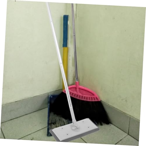 Zerodeko Adjustable Pole Dust Mop Microfiber Flat Head Industrial Mop for Floor Cleaning Heavy Duty for Home and Commercial Use