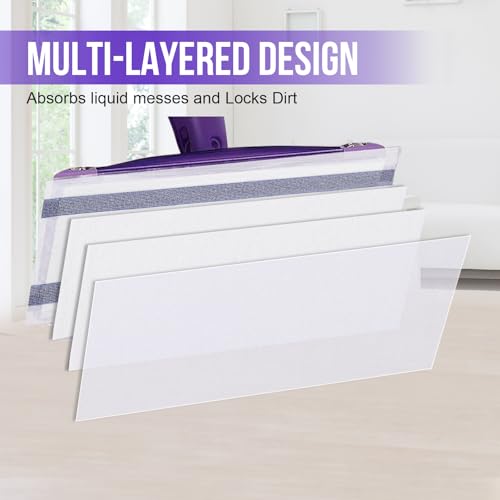 Mopping Pad Refill Compatible with Wet Jet Mop, Disposable Multi Surface Wetjet Hardwood Floor Cleaner Spray Mop Pads Refills, Thickness & Absorbent (20) - size: 20 Count