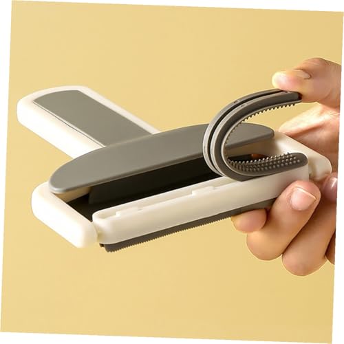 Pet Hair Remover for Clothes and Carpet, Manual Lint Remover Brush with Multi-Edge Scraper, Portable Fur Cleaner Tool for Upholstery, Sweaters, and Pet Hair Removal