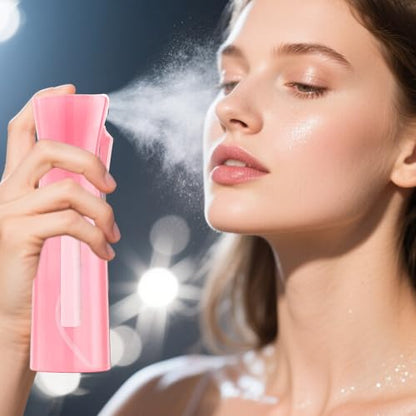 Spray bottles, Spray Water Bottle Fine Mist Refillable, Continuous Spray Bottle for Hair, Skin Care, Planting, Showering Pets, Travel, Cleaning & Home (Pink) - color: Bright Pink, size: 6.8 Ounces