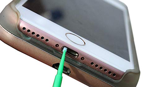 Phone Brush Cleaning Kit with Mini Soft Round Cotton and Felt Tip Brushes, Clean Phone, Water Wet Phones, Dry Phones, Tablet, Laptop, or Computer, 3 Different Size Heads, (35 Pieces)