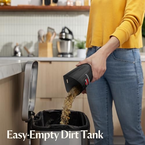 Bissell 2033M Featherweight Stick Lightweight Bagless Vacuum and Electric Broom with Crevice Tool for Hard Floors and Carpets, Black - style: Black