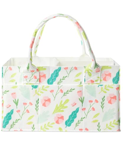 Mr. Pen- Baby Diaper Caddy Organizer, Blooming Palette | Nursery Storage Bin and Car Organizer for Diapers and Baby Wipes - color: Blooming Palette, size: 1 Pack, Regular