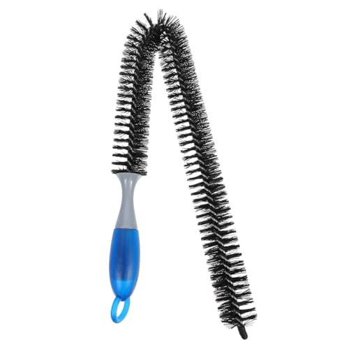 Radiator Brush Cleaner with Long Flexible Handle 29 Inch Engine Cleaning Brush for Automotive Radiator Dryer Vent and Refrigerator Coil Cleaning