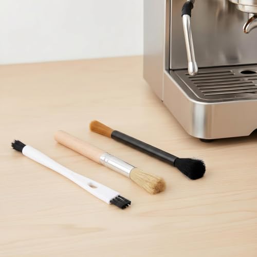 3PCS Coffee Grinder Cleaning Brush Set Espresso Machine Brush | Cleaner Tool ,Espresso Brushes Accessories ,Cleaner Barista Brushes ,Machine Cleaning ,for Barista Home Kitchen Bean Grain Co - color: Color 2