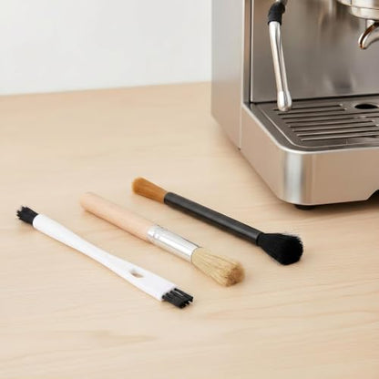 3PCS Coffee Grinder Cleaning Brush Set Espresso Machine Brush | Cleaner Tool ,Espresso Brushes Accessories ,Cleaner Barista Brushes ,Machine Cleaning ,for Barista Home Kitchen Bean Grain Co - color: Color 2