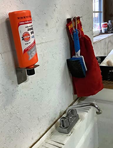 Wall Mounted Soap Bottle Holder for Soap, Shampoo, Conditioner, or Lotion Bottles (1-1/8" Hole)